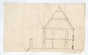 Aufriss des Hofmeisterhauses? (Quart)