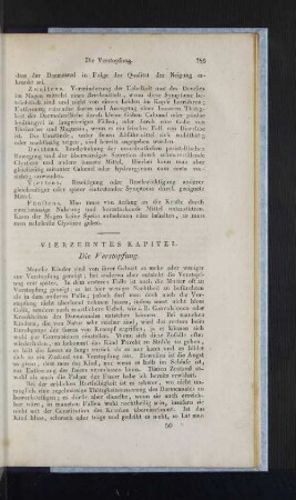 Vierzehntes Kapitel. Die Verstopfung.