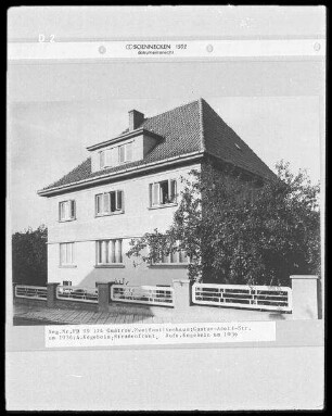 Güstrow, Gustav-Adolf-Straße. Einfamilienhaus (um 1936; A. Kegebein)