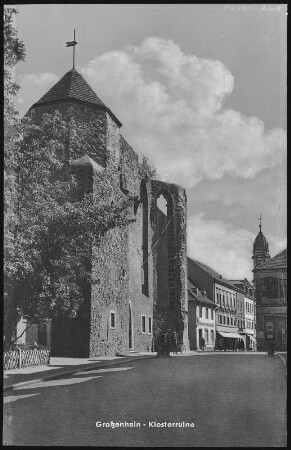 Großenhain. Klosterruine