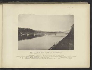 Strassenbrücke über die Donau bei Vilshofen.