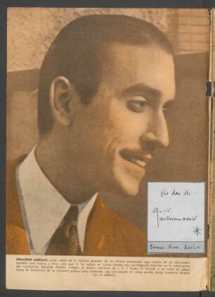 [Fotografía de] Eduardo Adrián