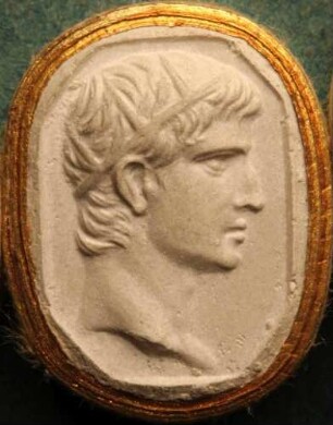Augustus mit der Stahlenkrone (Daktyliothek, Supplement)
