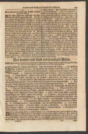 Der hundert und fünff und dreyssigste Psalm
