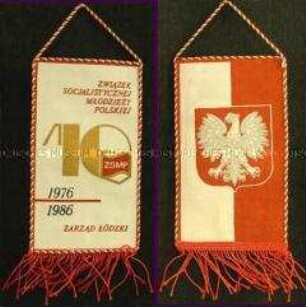 Wimpel Bündnis Sozialitische Jugend Polen, Lodz