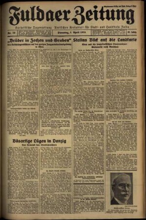 Ausgabe vom Dienstag, den 02. April 1935.