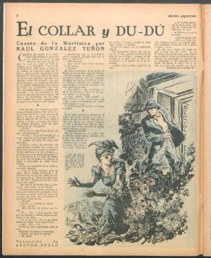 El collar y Du-dù : Cuento de la Martinica por Raúl González Tuñón