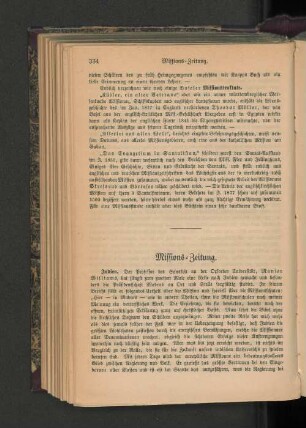 Missions-Zeitung.