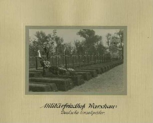 Militär-Friedhof Warschau, Einzelgräber deutscher Soldaten in russischer Kriegsgefangenschaft