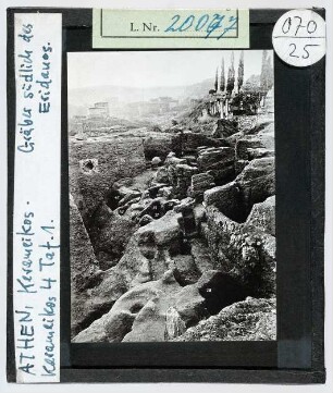 Athen: Kerameikos, Gräber südlich des Eridanos
