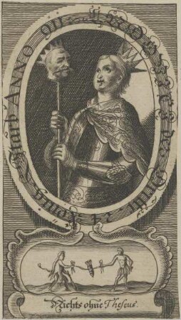Bildnis von Ludwig, König des Ostfränkischen Reiches