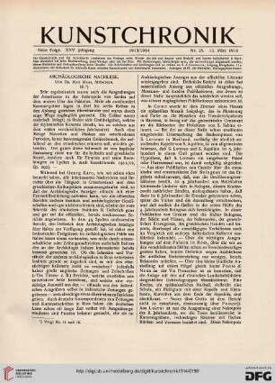 Heft 25 (13. März 1914)