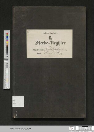 Sterberegister Güldendorf 1887