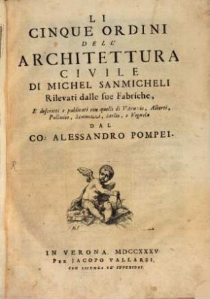 Li cinque ordini dell'architettura civile