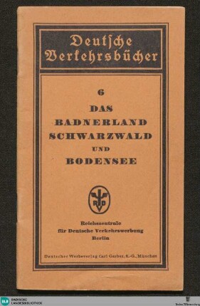 Das Badnerland, Schwarzwald und Bodensee