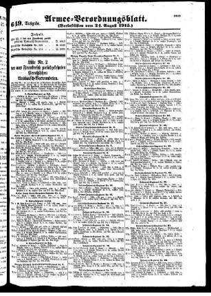 649. Ausgabe. Dienstag, 24. August 1915