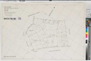 Dülmen, Stadt und Kspl., Haus Dülmen (Dülmen), Umlegung Dülmen, Reinkarte Dülmen Stadt Flur 28