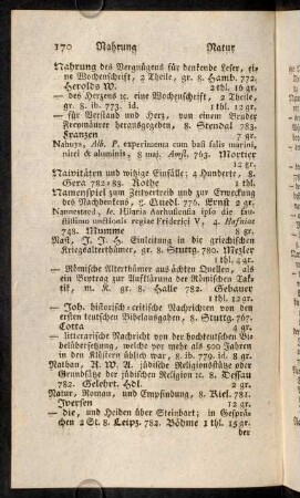 170-181, Nahrung - Neunhoefer