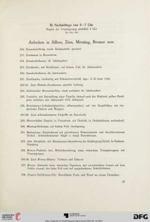Nachmittags von 4-7 Uhr
