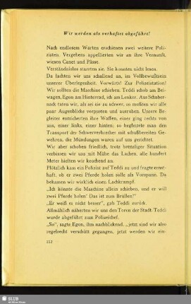 Wir werden als verhaftet abgeführt!