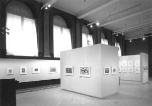 Dresden. Albertinum. Klingersaal. Ausstellung " Georges Braque - Das graphische Werk". Raumaufnahme