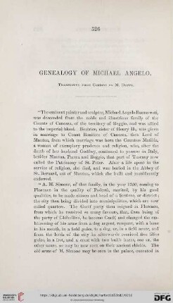Genealogy of Michael Angelo