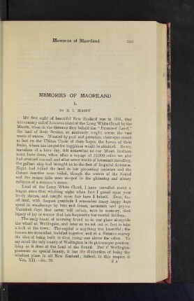 Memories of Maoriland