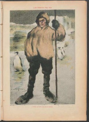 Los héroes del día - Alférez de navio, don José M. Sobral - [Dibujo]