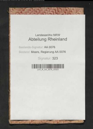 Armenrechnungen zu Baerl