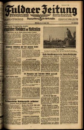 Ausgabe vom Mittwoch, den 30. Juli 1941.