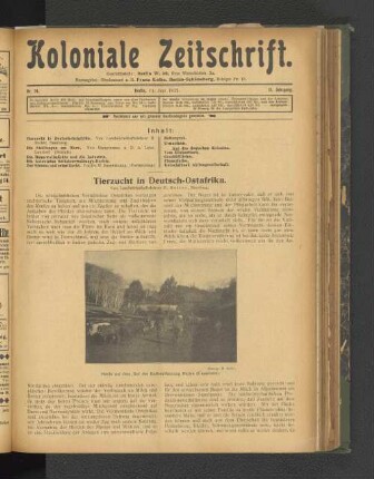 Nr. 24. Berlin, 14. Juni 1912. 13. Jahrgang.