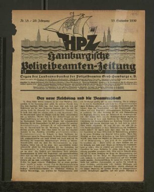 Der neue Reichstag und die Beamtenschaft