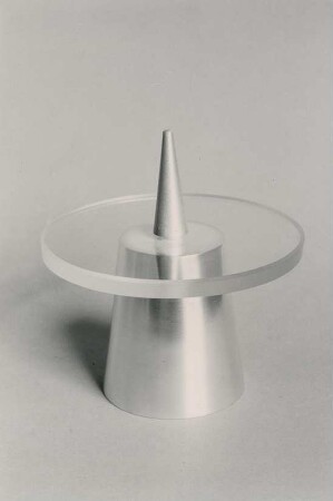 Altarleuchter aus Silber mit Glas von Friedrich Gebhart