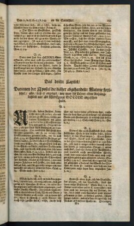 193-199, Das dritte Capitel
