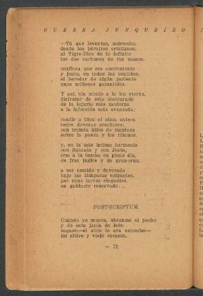Post-Scriptum