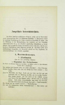 X. Ausgeführte Unterrichtsbeispiele
