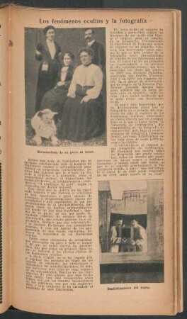 Los fenómenos ocultos y la fotografía