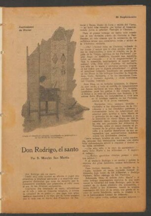 Don Rodrigo, el santo : [Cuento] Ilustraciones de Blanco