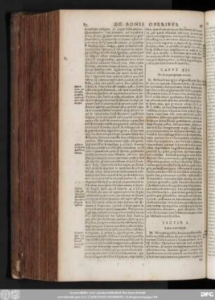 Caput XII. De bonorum operum meritis.