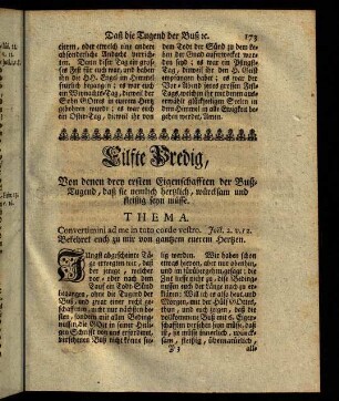 173-185, Eilffte Predig.