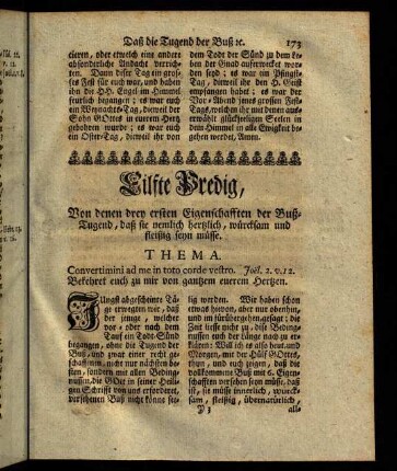 173-185, Eilffte Predig.