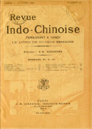 Lundi 19 Octobre 1903. Numéro 261