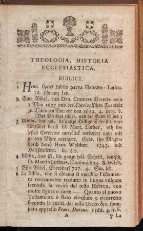 Theologia, Historia Ecclesiastica.
