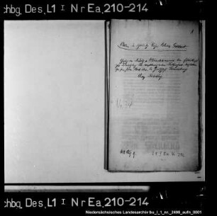 Anfertigung und Ablieferung der schaumburgischen Genealogie des Melchior Goldast von Haiminsfeld