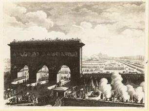 Französische Revolution 1789. 14. Juli 1790. Aus: Tableau hist. de la Révol. franç..... Dresden: SLUB H.Gall.D7, Nr. 39