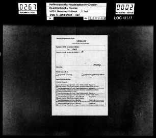 Das bei Zeithain zu haltende große Campement [Feldlager]