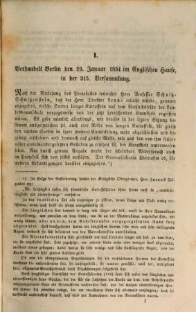 Verhandlungen des Vereines zur Beförderung des Gartenbaues in den Königlich Preussischen Staaten. 2. 1854