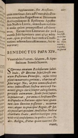 667-677, Suprema omnium Ecclesiarum solicitudo ...