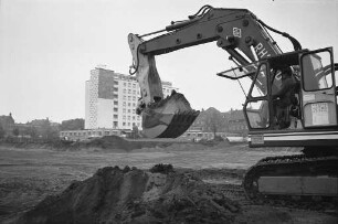 Beginn der Bauarbeiten für den Neubau der II. Medizinischen Klinik beim Städtischen Klinikum Karlsruhe