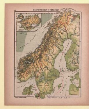 Skandinavische Halbinsel, Island (zu Dänemark.)